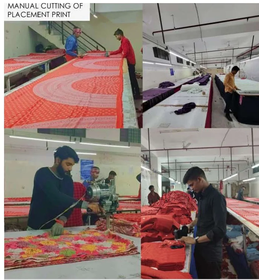 Hunar Creation garment production process